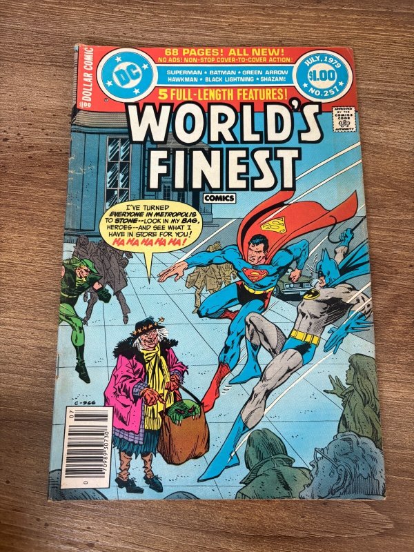 World's Finest Comics # 257 FN DC Comic Book Superman Batman 9 J454