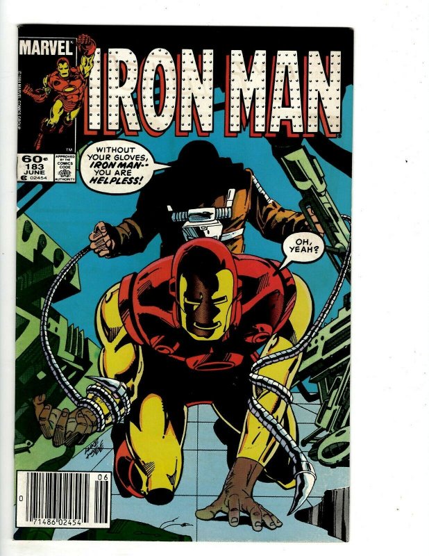 10 Iron Man Marvel Comic Books # 183 184 185 186 187 188 189 190 191 192 UD3