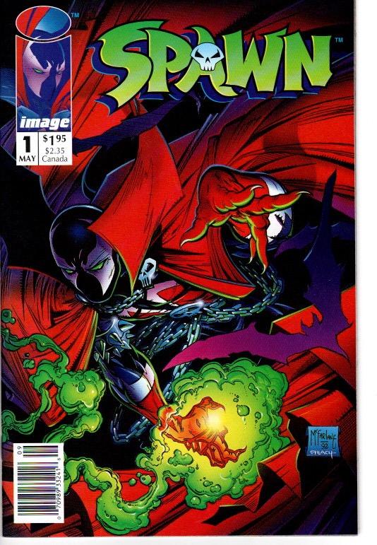 SPAWN #1 UPC code VARIANT $40.00 NMNT