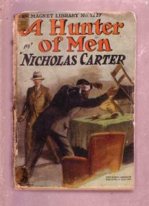 NEW MAGNET LIBRARY-#1227-HUNTER OF MEN-NICK CARTER FR 