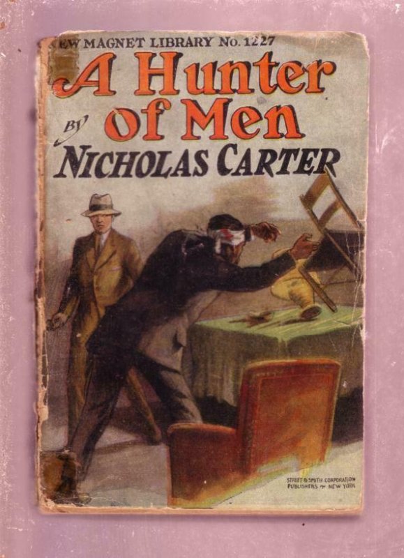 NEW MAGNET LIBRARY-#1227-HUNTER OF MEN-NICK CARTER FR