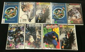 BATMAN: LEGENDS OF THE DARK KNIGHT 9PC LOT (VF) SHIPWRECK!! CITADEL!! 1996-99