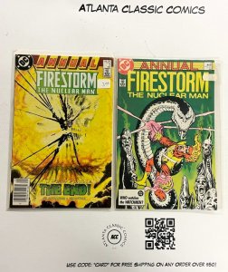 2 Firestorm DC Comic Books Annuals # 4 5 Flash Batman Superman Aquaman 50 MT1