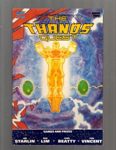 The Thanos Quest # 2 NM 1st Print Marvel Comic Book Jim Starlin Ron Lim J450