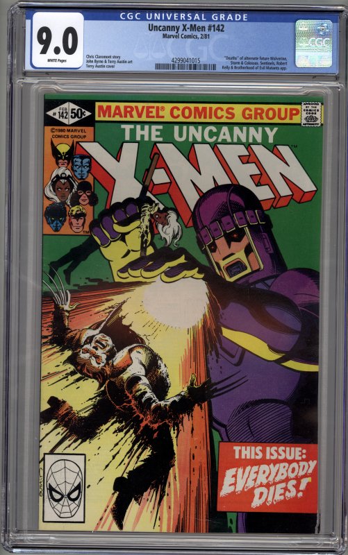 Uncanny X-Men #142 CGC 9.0 VF/NM Days of Future Past