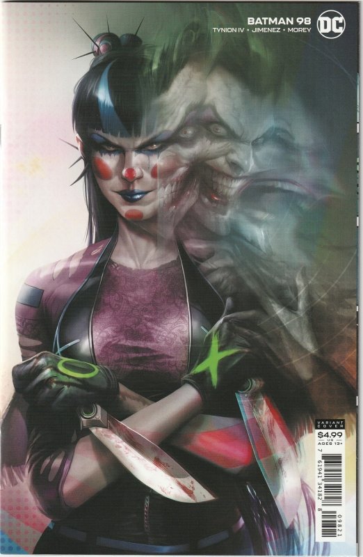 BATMAN # 98 (2020) FRANCESCO MATTINA COVER - JOKER WAR PART 4