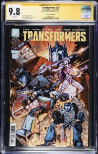Transformers #25 JAF Exclusive SIGNED by Chris Campana CGC 9.8 Graded Comic Book