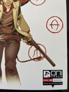 THE SIXTH GUN #50 - CULLEN BUNN STORY - BRIAN HURTT COVER - ONI PRESS