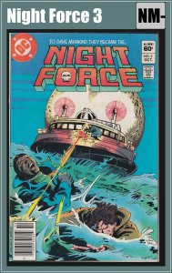 Night Force 3 (1982) NM- Bronze Age DC Comics