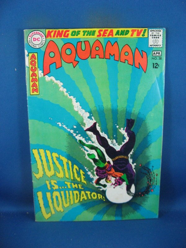 AQUAMAN 38 F VF DC 1968