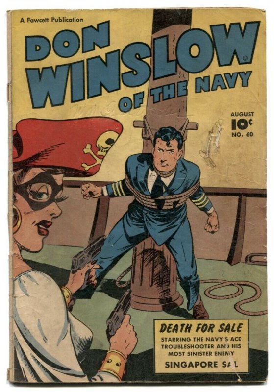 Don Winslow #60 1946- Fawcett Golden Age VG-