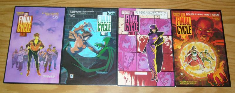 the Final Cycle #1-4 VF/NM complete series - frank cirocco - chuck austen set