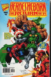 Heroes Reborn: The Return #3 Direct Edition (1997) Human Torch