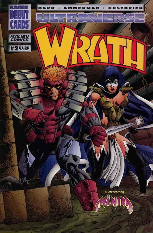 Wrath #2 VF/NM; Malibu | combined shipping available - details inside