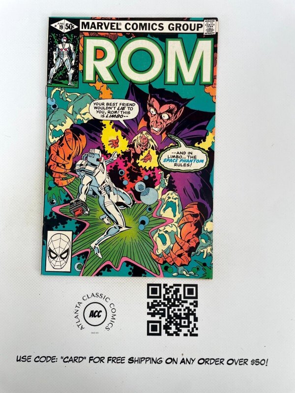 Rom # 19 NM- Marvel Comic Book Spaceknight X-Men Avengers Hulk Thor 16 J890