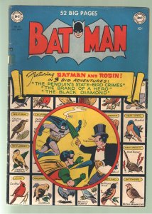 BATMAN F-5.5 CLASSIC PENGUIN COVER!DICK SPRANG PENCILS.