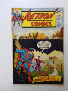 Action Comics #412 (1972) FN condition staining front cover