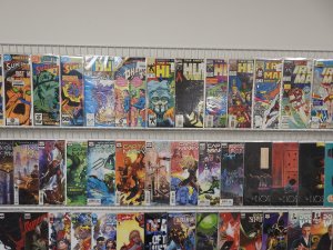 Huge Lot 140+ Comics W/ Captain Marvel, Moon Knight, Ms. Marvel, +More! Avg VF-