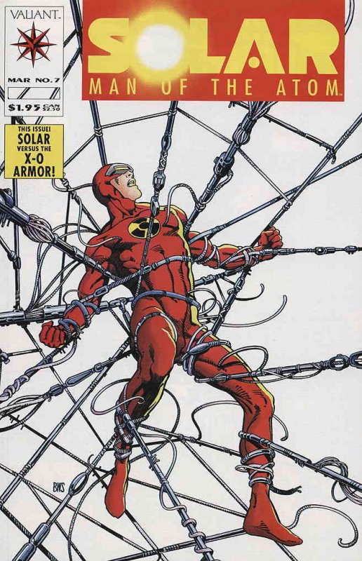 Solar, Man of the Atom #7 FN ; Valiant | Jim Shooter