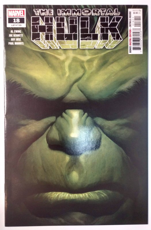 The Immortal Hulk #18 (8.5, 2019) 1st full app of the new Abomination & Red H...