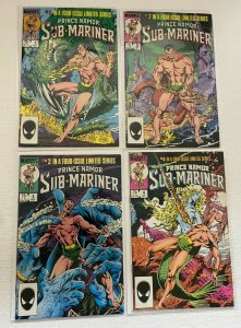 Prince Namor the Sub-Mariner set #1-4 Direct Marvel 4 pieces 8.0 VF (1984) 