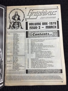 1978 GRAPHIXUS UK Magazine #2 G/VG 3.0 Succuba Space Fantasy