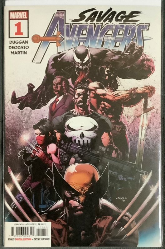 Savage Avengers #1 David Finch Cover (2019, Marvel) 1st Issue of Series! NM/MT