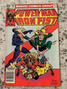 Power Man & Iron Fist # 84 VF/NM Marvel Comic Book Sabretooth Appearance J599