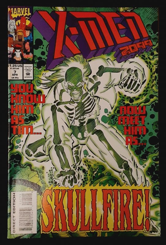 X-Men 2099 #7 (1994) NM+ KEY APP OF SKULLFIRE!