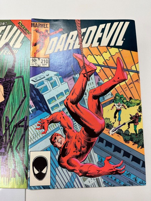 3 Daredevil Marvel Comic Book # 210 262 284 Avengers Hulk Thor 10 CT5