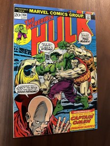 Incredible Hulk #164 FN 1st Captain Omen (Marvel 1973)