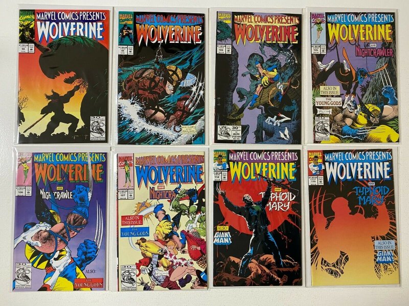 Marvel Comics Presents Wolverine lot #2-120 average 8.0 VF 42 pieces (1988-'93) 