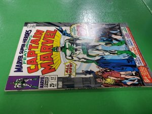 Marvel Super-Heroes #12 1st app. and origin Captain Marvel 1968 Marvel VG