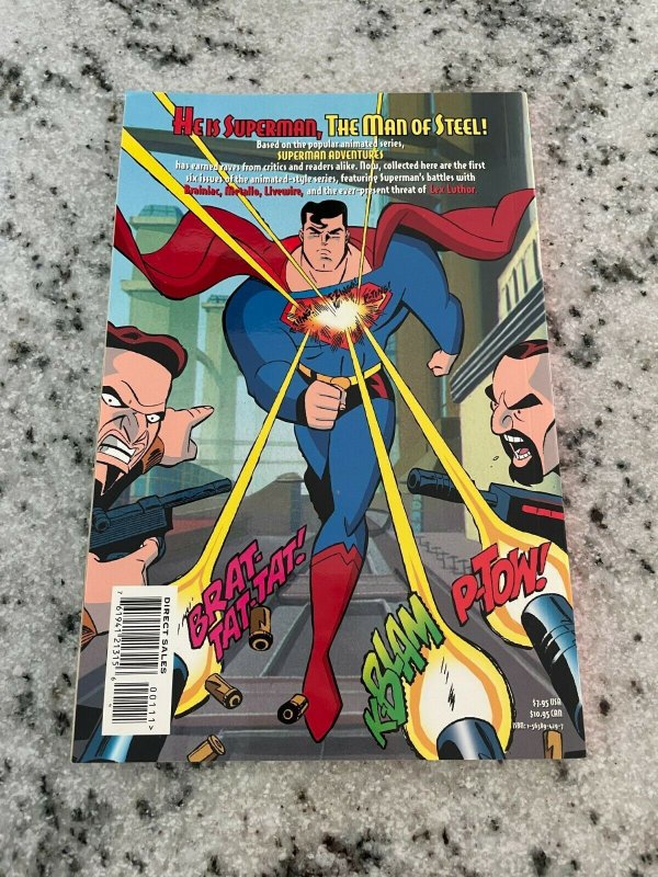 Superman Adventures Of The Man Of Steel DC Comics TPB Graphic Novel Book DH34 