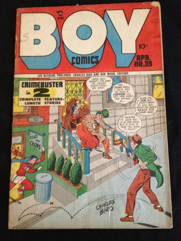 BOY COMICS #39 VG- Condition