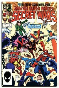 MARVEL SUPER HEROES SECRET WARS #5 Copper age comic book  NM-