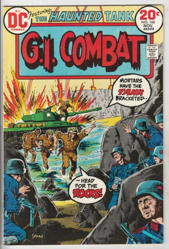 G.I. Combat #166 (Nov-73) FN- Mid-Grade The Haunted Tank