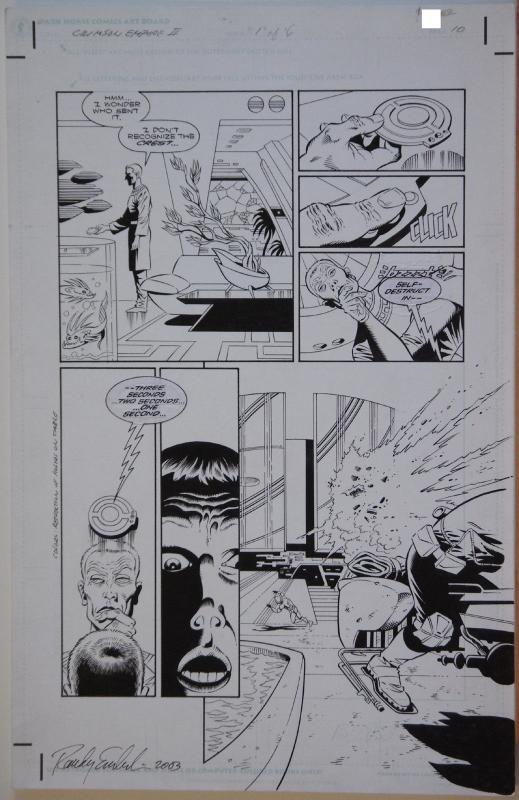 PAUL GULACY / RANDY EMBERLIN original art, STAR WARS CRIMSON EMPIRE II #1 pg 10