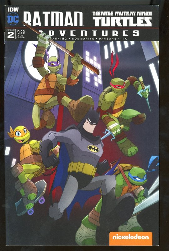 Batman/Teenage Mutant Ninja Turtles Adventures #2 Cover C (2016) Harley Quinn