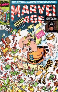 Marvel Age #85 FN ; Marvel | Sergio Aragones Groo Christmas