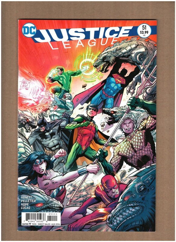 Justice League #51 DC Comics 2016 New 52 Superman Batman NM- 9.2