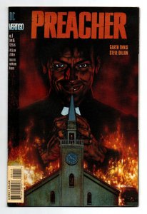 Preacher #1  - Garth Ennis - Vertigo - 1995 - VF
