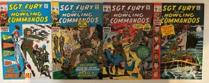*Sgt Fury (1963 Marvel) 81vf, 84vf, 86vf, 87vf