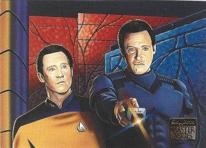 1993 Skybox Star Trek Master Series #4 Lore and Data