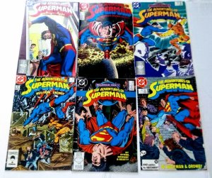 Adventures of Superman Comic Book Lot of 6 High Grade (cl#02)