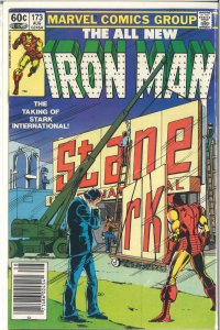 Iron Man #173 Newsstand Edition (1983) 7.0 FN/VF