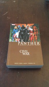 Lof of 8 Civil War Storyline TPBs Spider-Man BLACK PANTHER Kingpin X-MEN + More