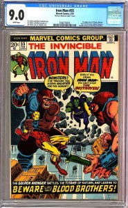 Iron Man #55 - 1st appearance of Thanos & Drax the Destroyer