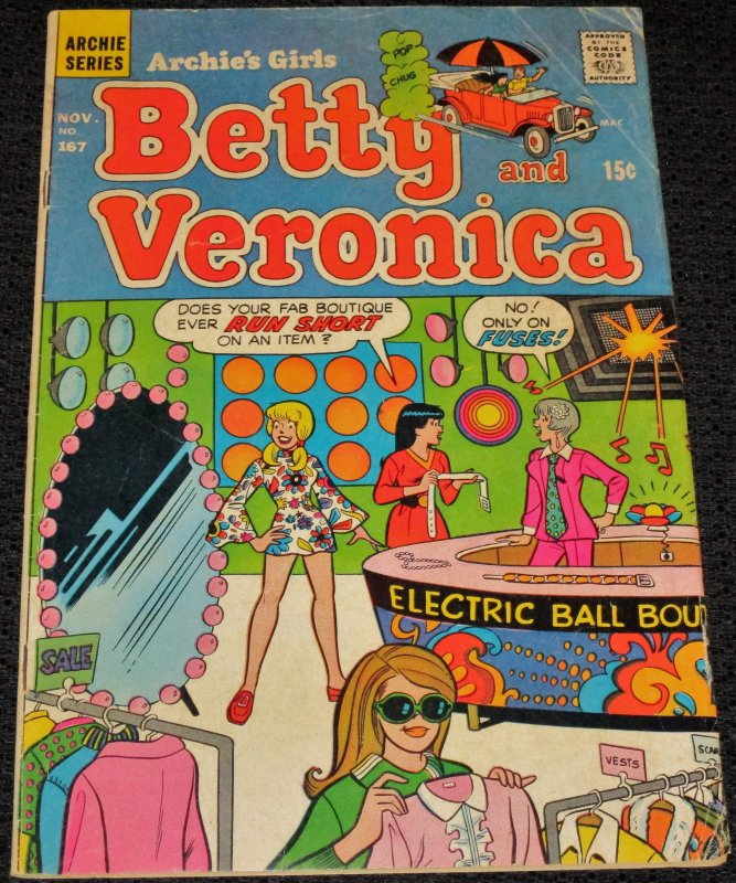 Archie's Girls Betty and Veronica #167 (1969)