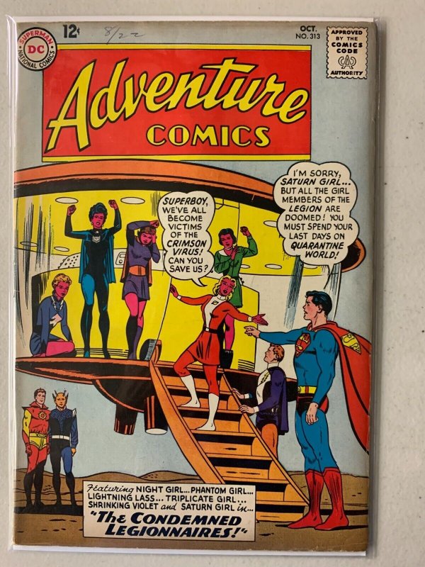 Adventure Comics #313 Saturn Girl identity 4.0 (1963)